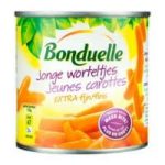 een blikje worteltjes is een snelle en gezonde snack