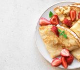 dit recept voor koolhydraatarme crepes met citroenricotta is geschikt voor afvallen