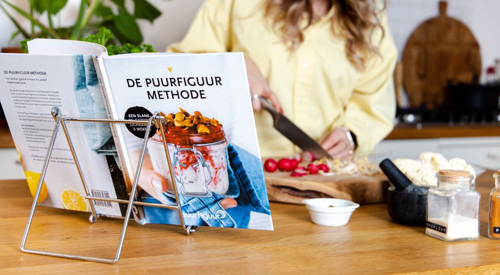 de puurfiguur methode bevat 5 weekmenu's ontwikkeld voor afvallen