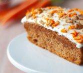 hier vind je het recept voor gezonde wortelcake ook wel gezonde carrotcake genoemd